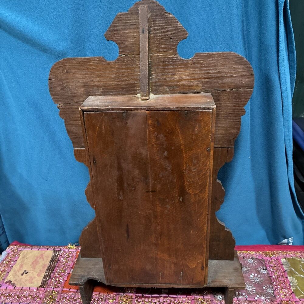Antique Waterbury Gingerbread Clock with Alarm 8-Day, Time/Strike Needs Repair - Picture 8 of 12
